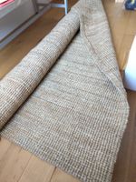 Robuster Teppich flach gewebt, natur, 200x300 cm