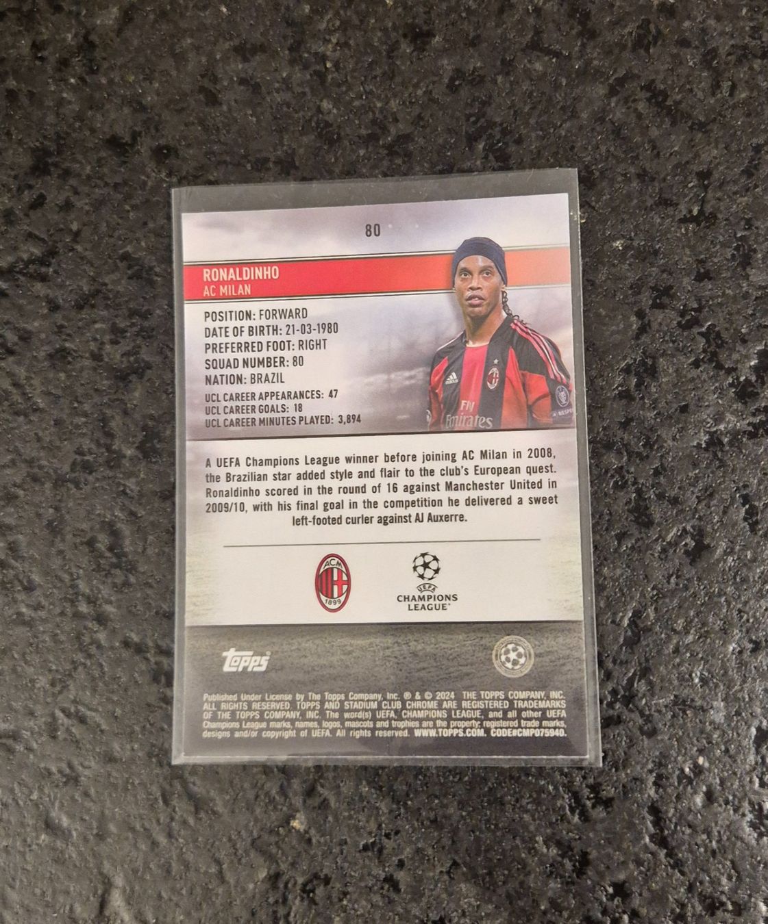 Topps Carte collezionabili: Ronaldinho - AC Milan - Topps – Nuovo (secondo la descrizione) da Burg AG venduto da Danoe 1