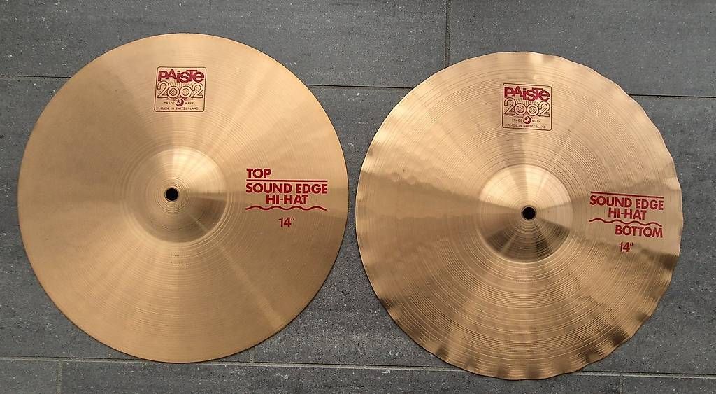 Musikinstrumente: Hi-Hat Paiste 2002 Sound Edge 14" – Gebraucht aus Zug von storsi