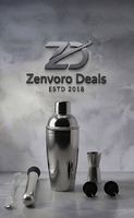 Cocktail-Set aus Edelstahl  Neu