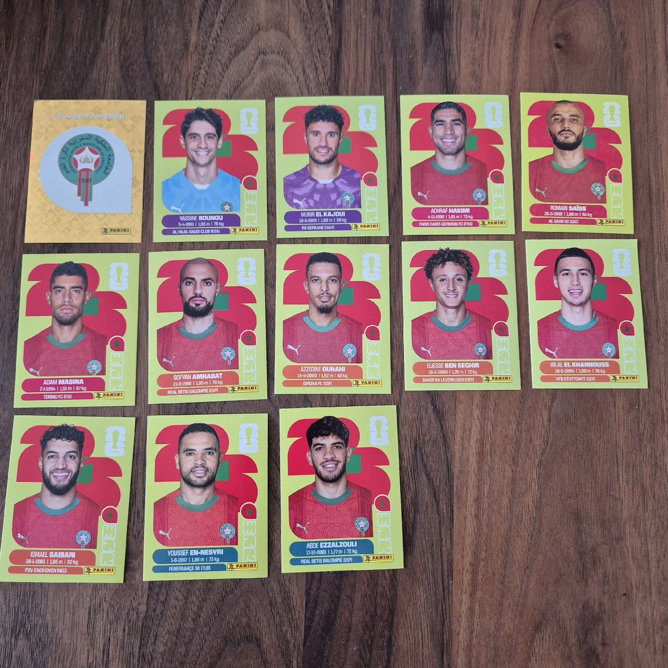 Panini Sammelbilder & Trading cards: Panini Sticker Marokko 13 Stk  – Neu (gemäss Beschreibung) aus Zürich von S1997