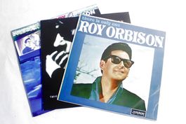 3x ROY ORBINSON, Pressungen aus der Zeit, mind. VG+/VG