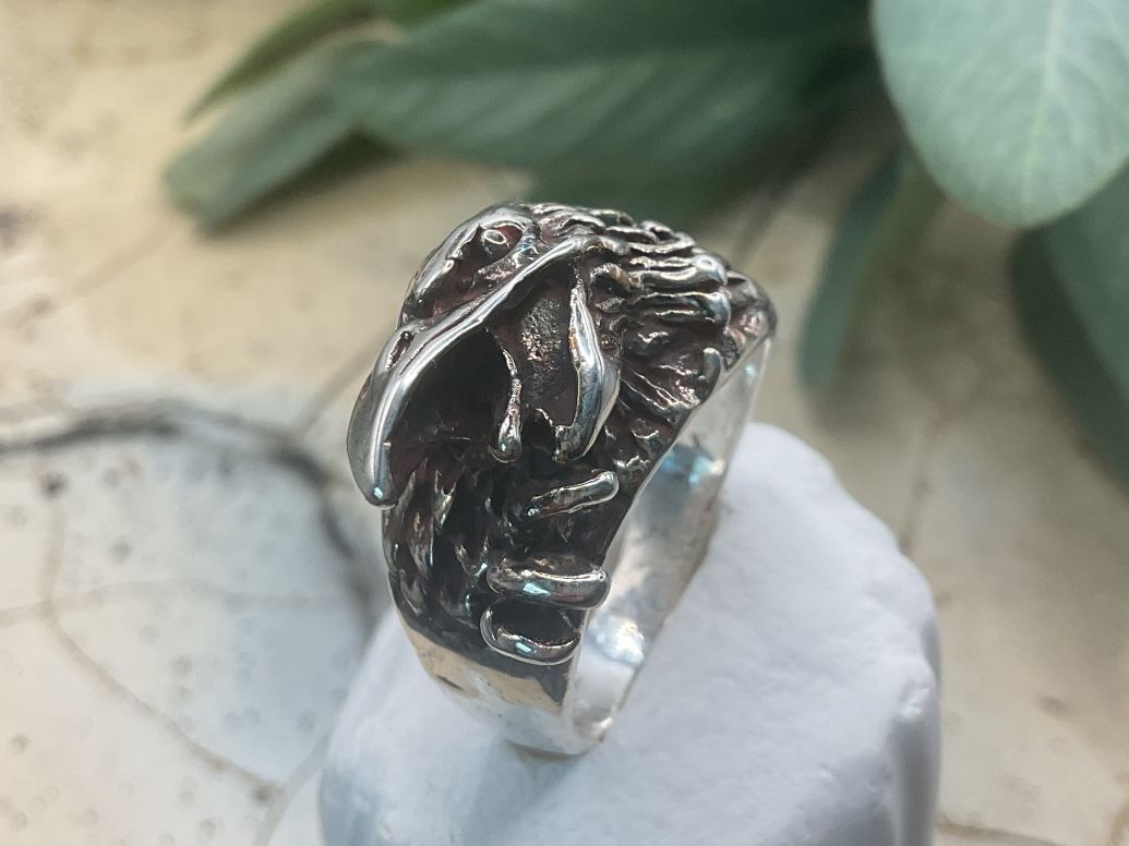 Anelli: Sterlingsilber Ring Handarbeit, sehr robust, Gr. 63 – Nuovo (secondo la descrizione) da Luzern venduto da S.Kern01 1