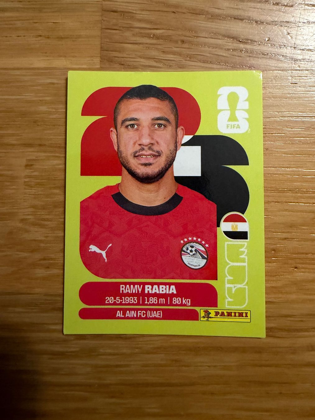 Panini Carte collezionabili: Panini EGY 7 Ramy Rabia – Nuovo (secondo la descrizione) da Zürich venduto da bel5