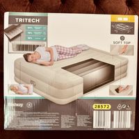 ⭐️Premium Doppel-Luftbett mit integrierter Elektropumpe, Neu