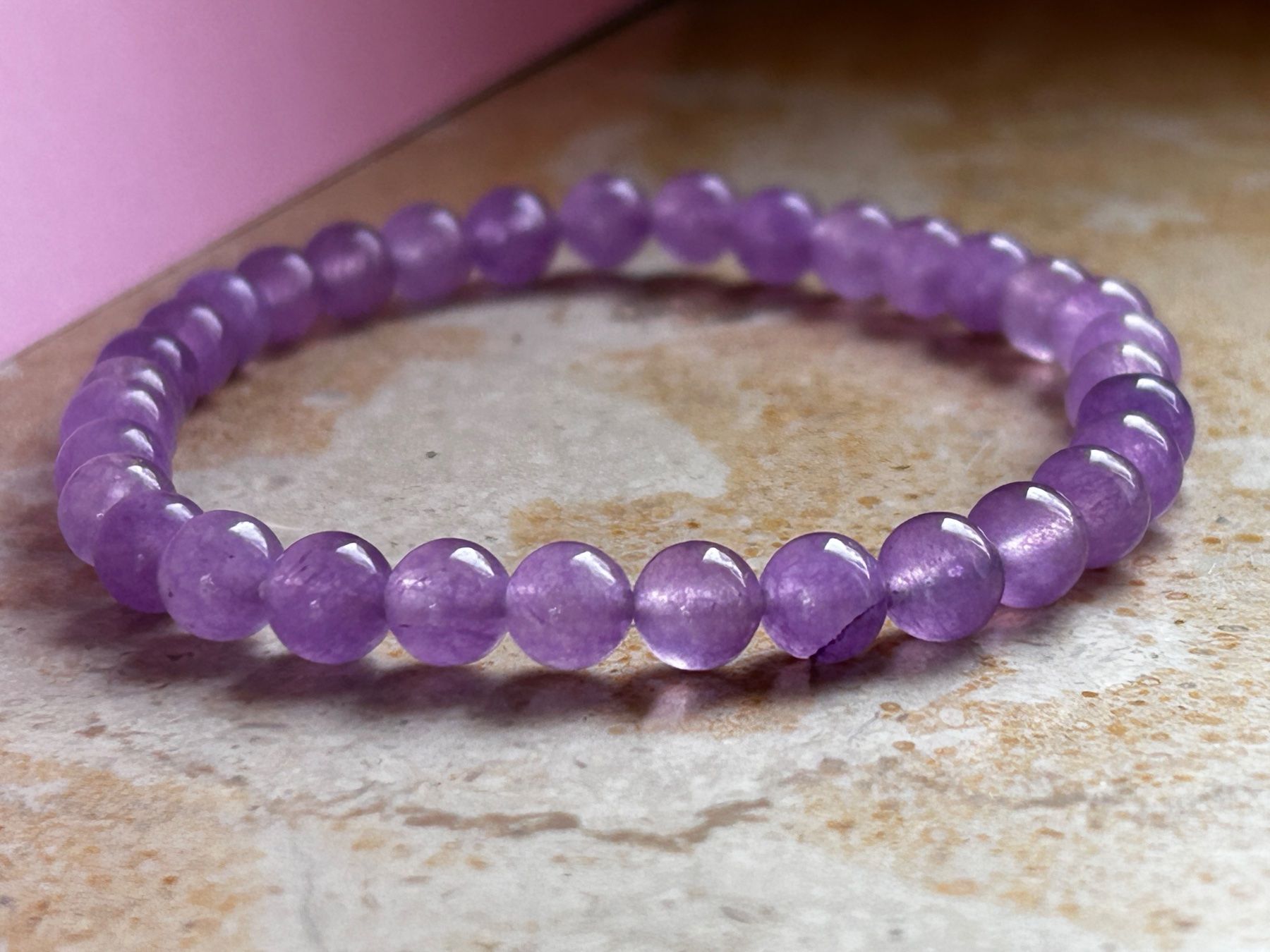 Bracciali & Braccialetti: Armband Amethyst ca 6mm (19.5cm) – Usato da Dittingen venduto da Bijoubelle