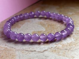 Armband Amethyst ca 6mm (19.5cm)