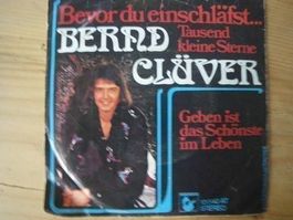 Vinyl Single Bernd Clüver - Bevor du einschläfst (Tausend kl