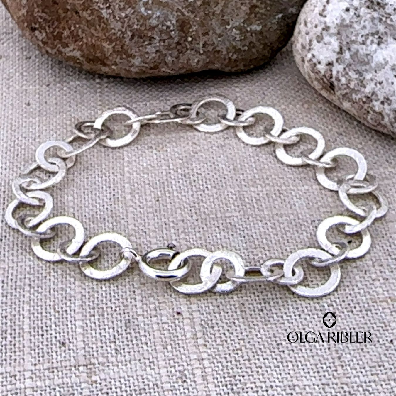 Olga Ribler Bracciali & Braccialetti: Silber 925 Armband matt – Nuovo (secondo la descrizione) da Luzern venduto da Schmuckoutlet