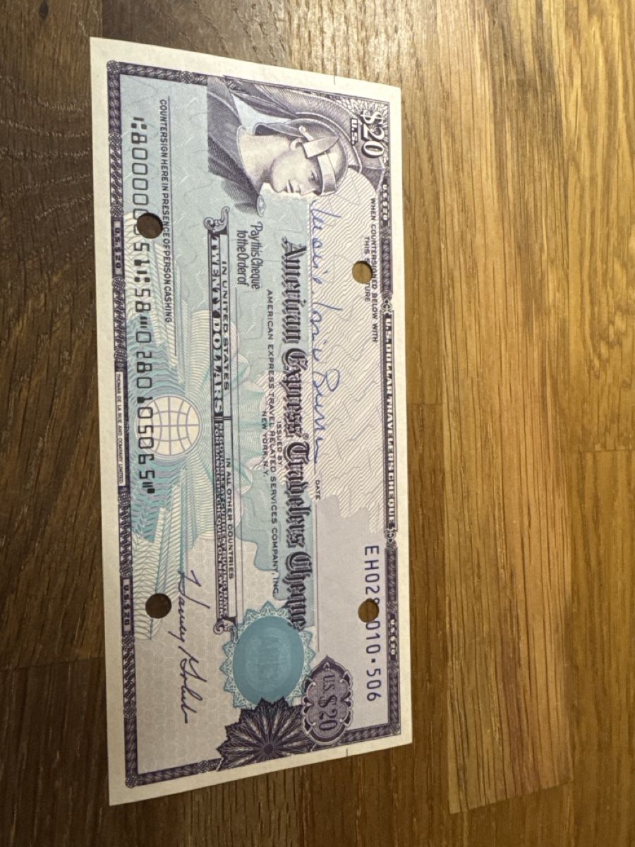 Billets de banque: Magnifique travel chèques UNC billet  – Neuf (Voir description) à Villars-sur-Glâne par Graca03 1
