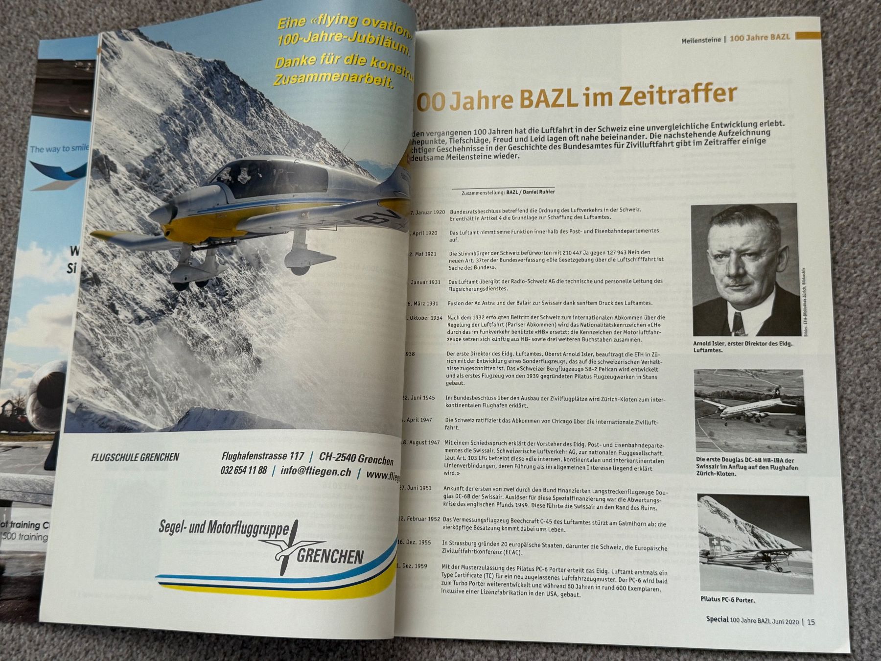 Zeitschriften & Magazine: Broschüre: 100 Jahre BAZL – Gebraucht aus Brütten von Hst1 4