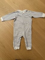 H&M Baby Schlafanzug geringelt, Gr. 62 - Top Zustand!