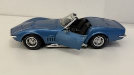 Corvette Stingray 1969, Modellauto in Blau, Top Zustand!