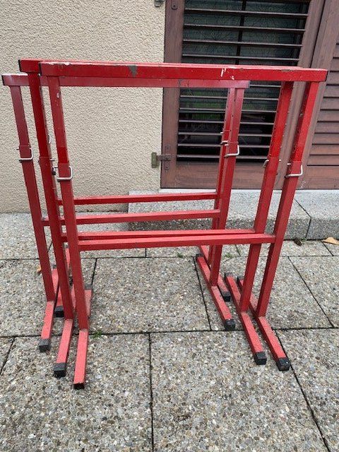 Altri mobili per ufficio: 4 Plag SIMPLEX Arbeitsböcke Höhenverstellbar – Usato da Niederhasli venduto da Tigerproduct 2