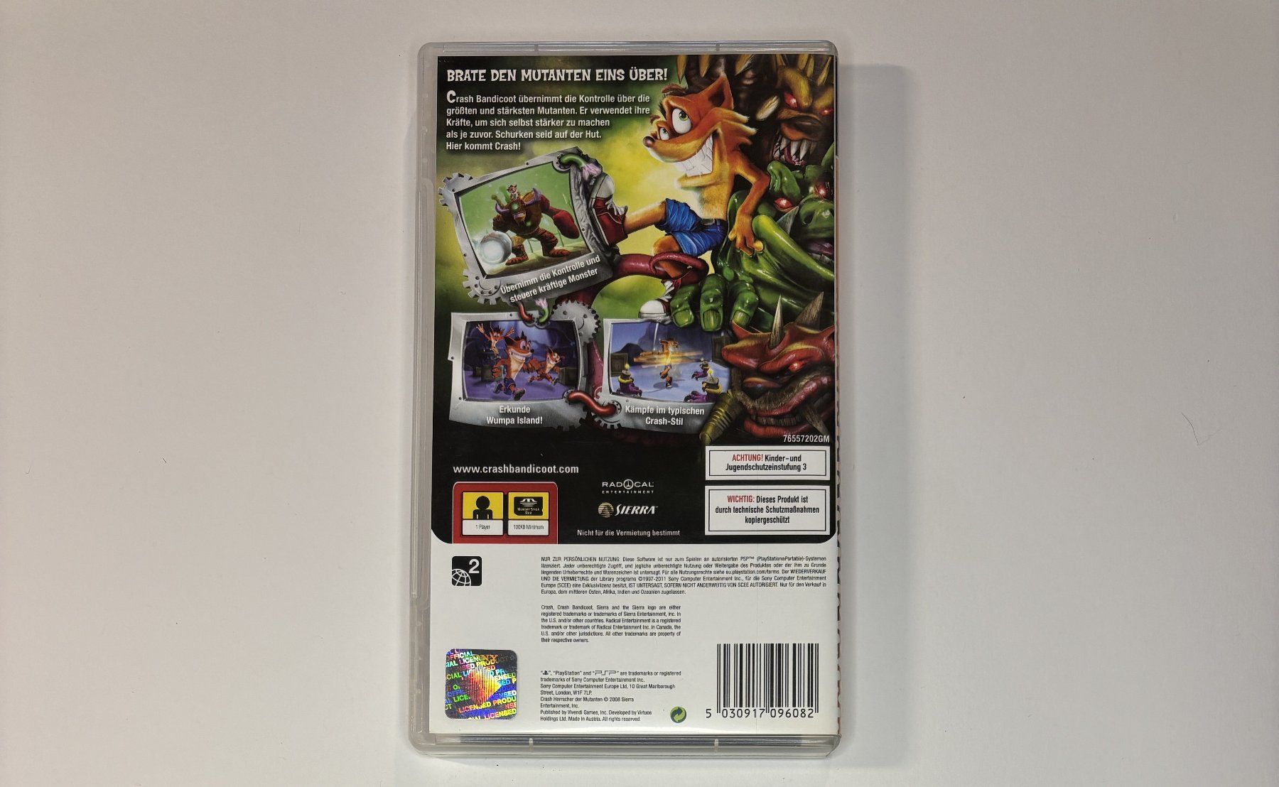 Giochi: PSP - Crash Herrscher der Mutanten – Usato da Allschwil venduto da Bullach 2