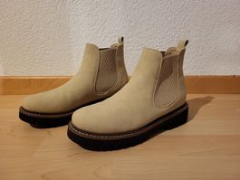 Chelsea Boots, Beige, Gr. 40, Neu