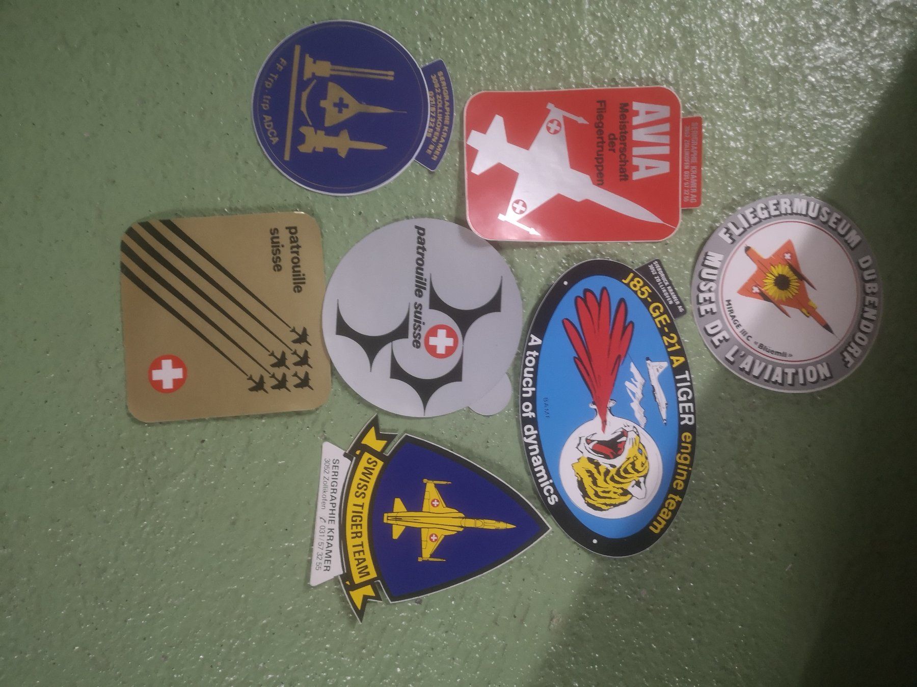 Sticker: Patrouille suisse tiger – Usato da Rubigen venduto da Wbowtie