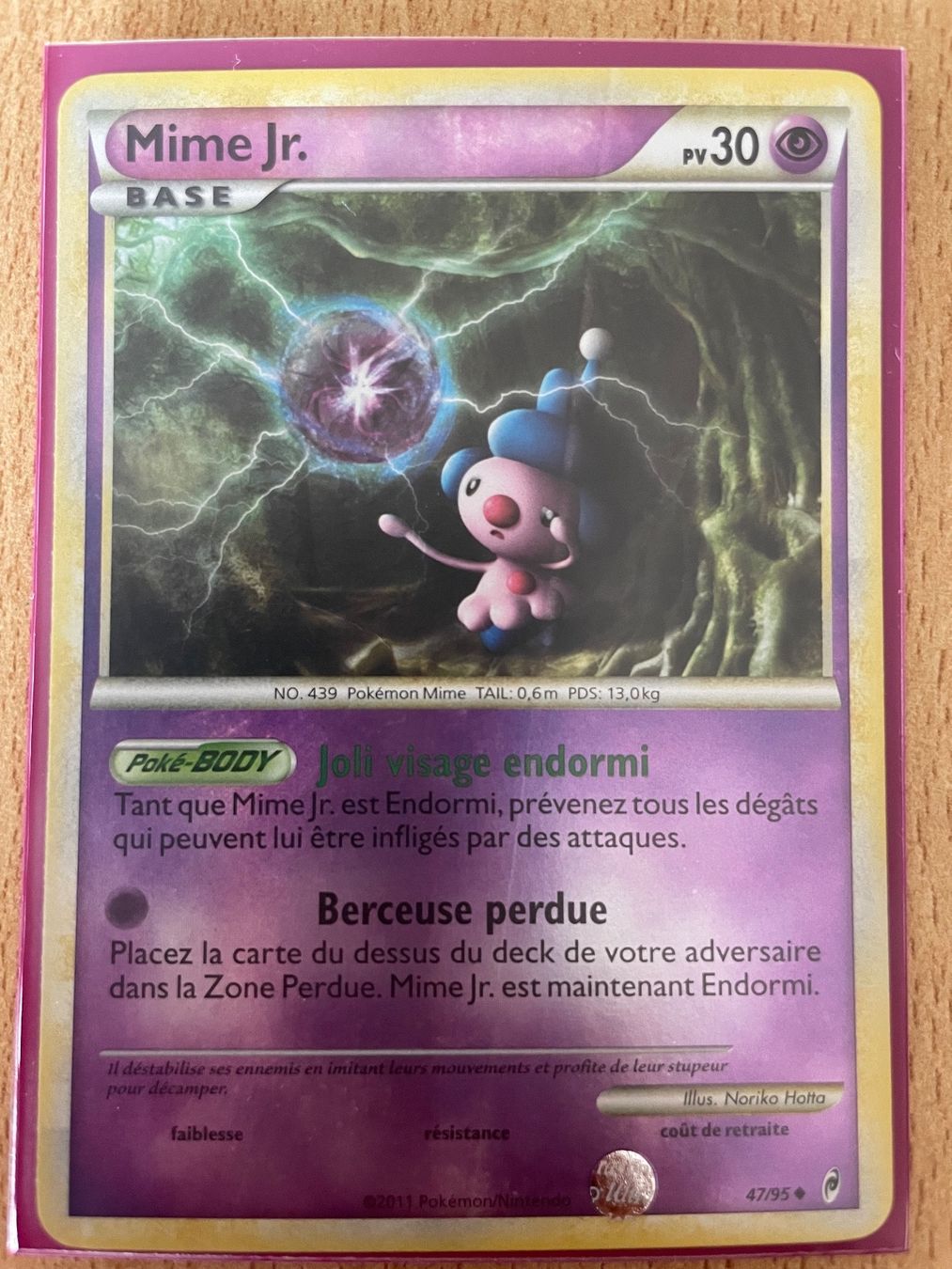 Cartoline: Pokémon Mime Jr. REVERSE APPEL DES LÉGENDES 2011 FR – Usato da Oron-la-Ville venduto da W.XIX