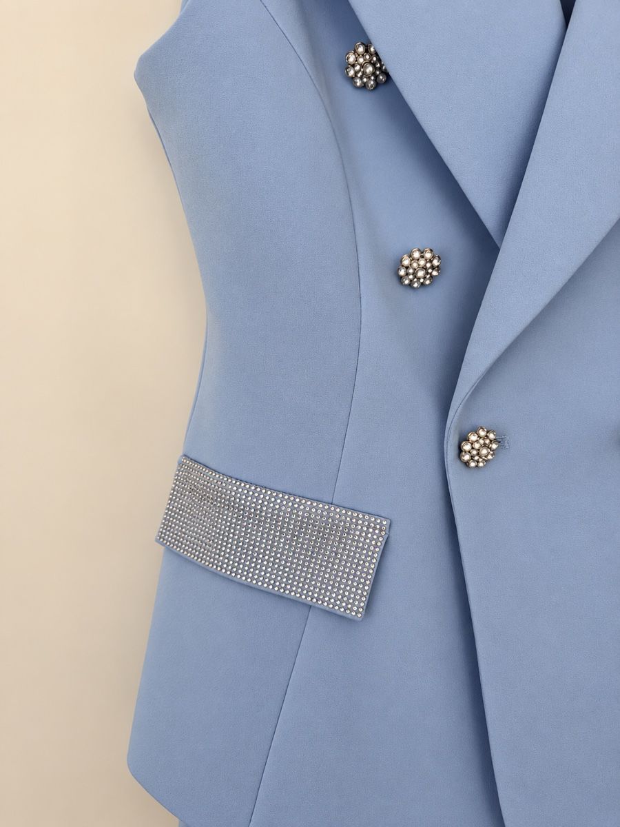 Anzüge & Kostüme: Completo donna elegante azzurro – Neu (gemäss Beschreibung) aus Würenlingen von Flore-h