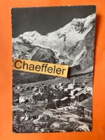 1965 Saas-Fee VS, Alphubel, Täschhorn, Feegletscher, Längflu