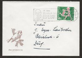 Pro Juventute Briefli Nr. 64 PJ Frankatur 1962 Kat. CHF 60.-