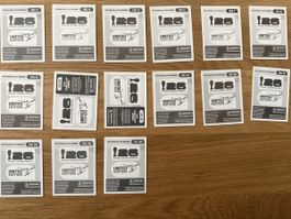 Panini WM 2026 England ENG 1-4,7,8,13,14,16-20