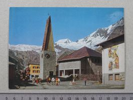 Saas-Fee, Kirche, Dorfplatz