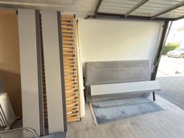 Bett Komplett inklusive Matratzen+Lattenrost fast neue