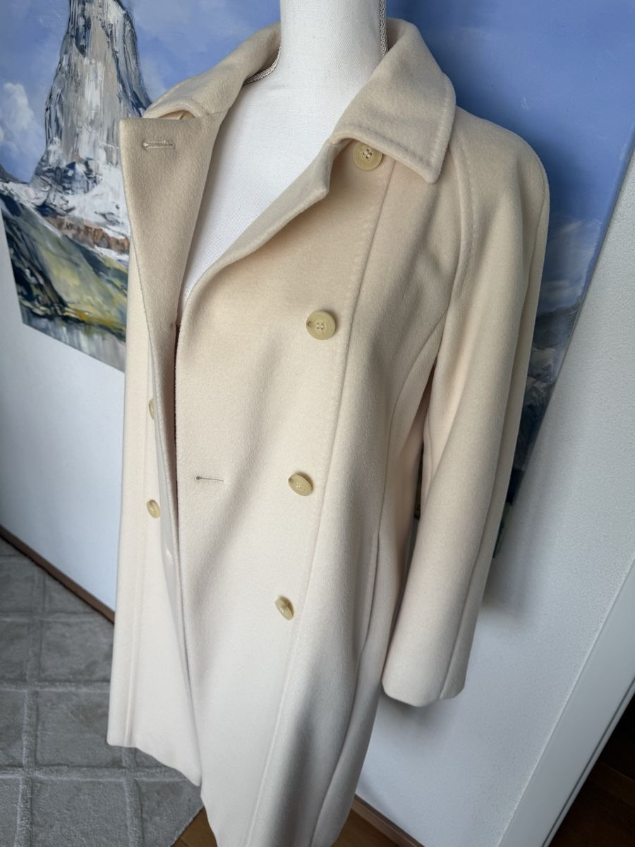 Max Mara Cappotti: Max Mara Mantel Gr 38 Creme – Usato da Savigny venduto da linda2402 2