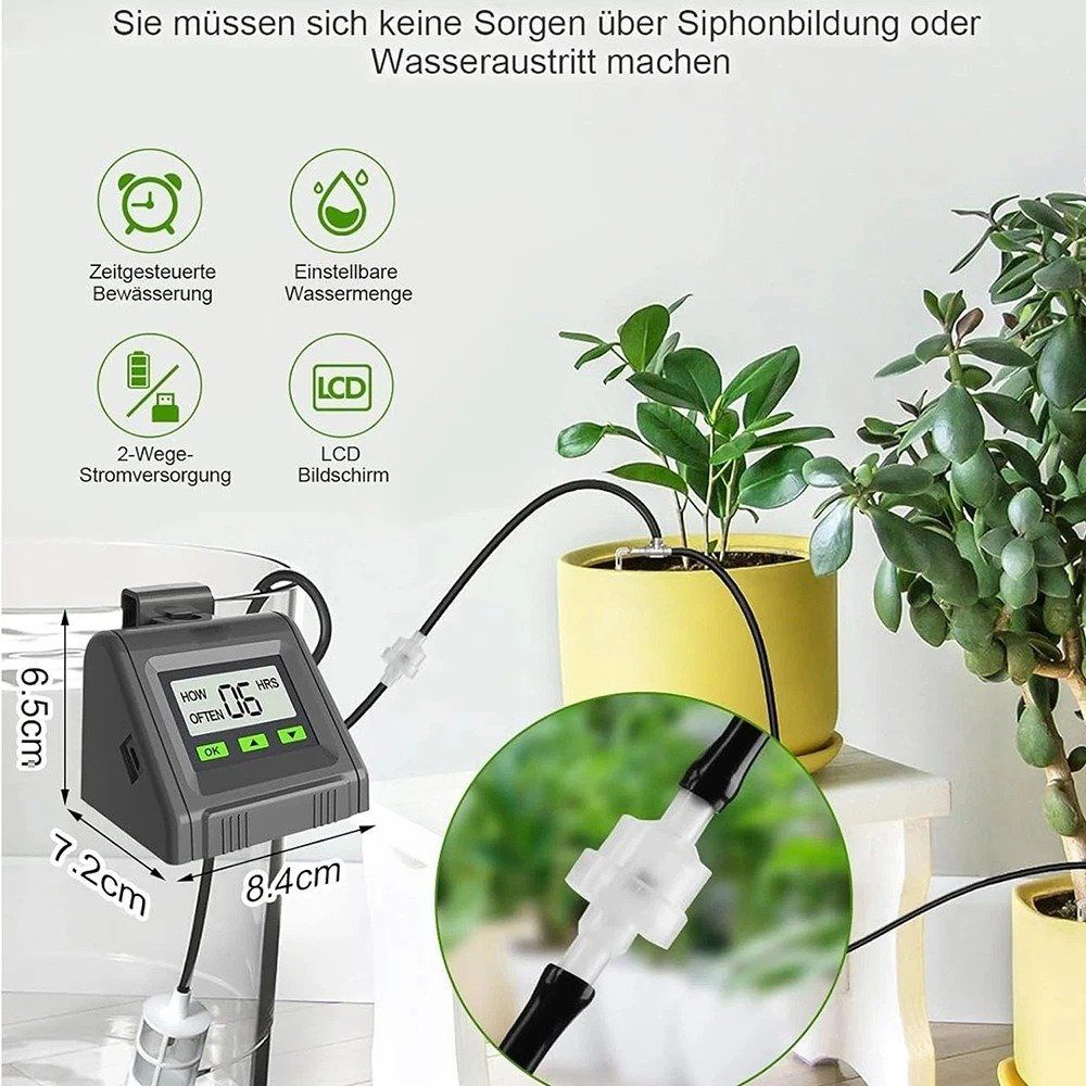 Sistema di controllo: Automatisch Bewässerungssystem Timer Bis zu 10 Topfpflanze – Nuovo (secondo la descrizione) da Kirchdorf AG venduto da csnmclub 2