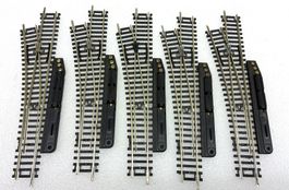 Roco H0: 5x elektr. Weiche links aus Anlageabbau - geprüft