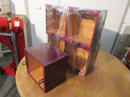 Holzkistchen Holzwürfel Holzbox Büchergestell