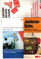 SBB Prospekte Werbung Eisenbahn