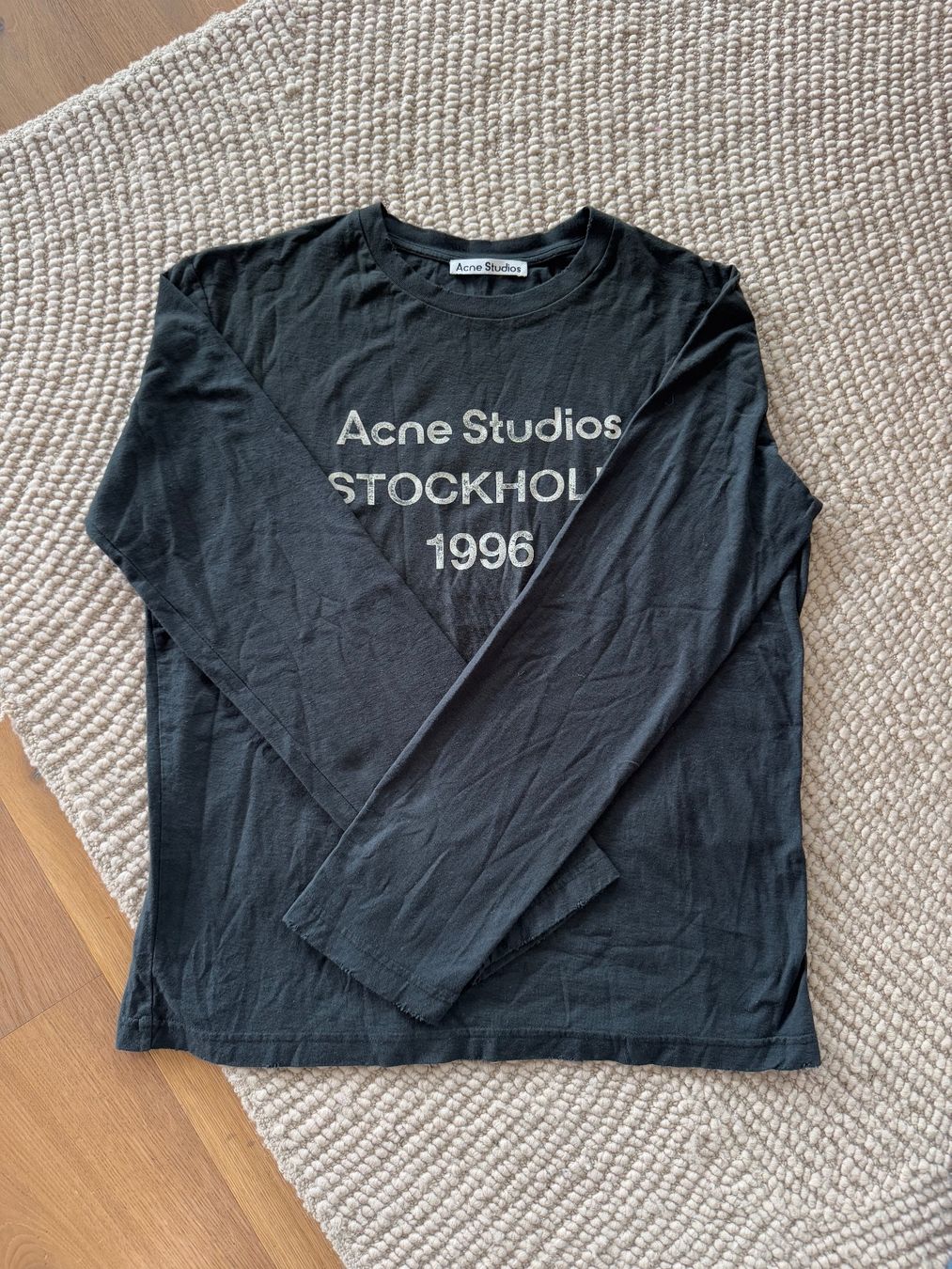 Acne Studios T-shirt: Acne Studios Longsleeve Gr. XS, schwarz – Nuovo (secondo la descrizione) da Triesen venduto da atos87
