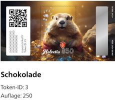 Swiss Crypto Stamp 4.0 - Special Edition „Schokolade“ - ID 3