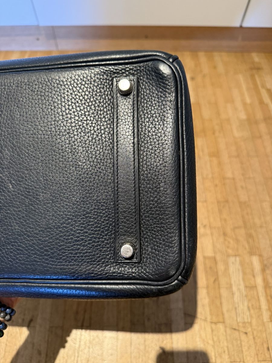 Hermès Taschen für Damen: Hermès Birkin 35 Black Togo 2005 – Gebraucht aus Genève von SG_73 6