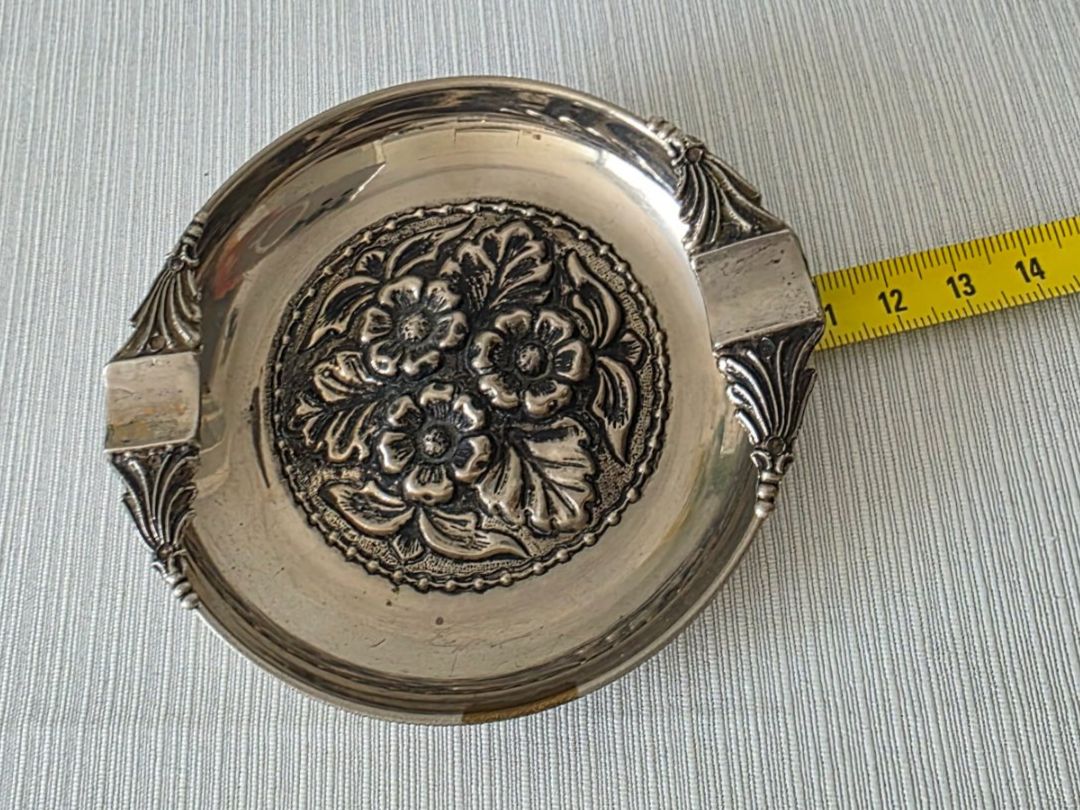 Portacenere: 2 Stück Vintage Aschenbecher Versilbert – Usato da Zürich venduto da Lemon007 5