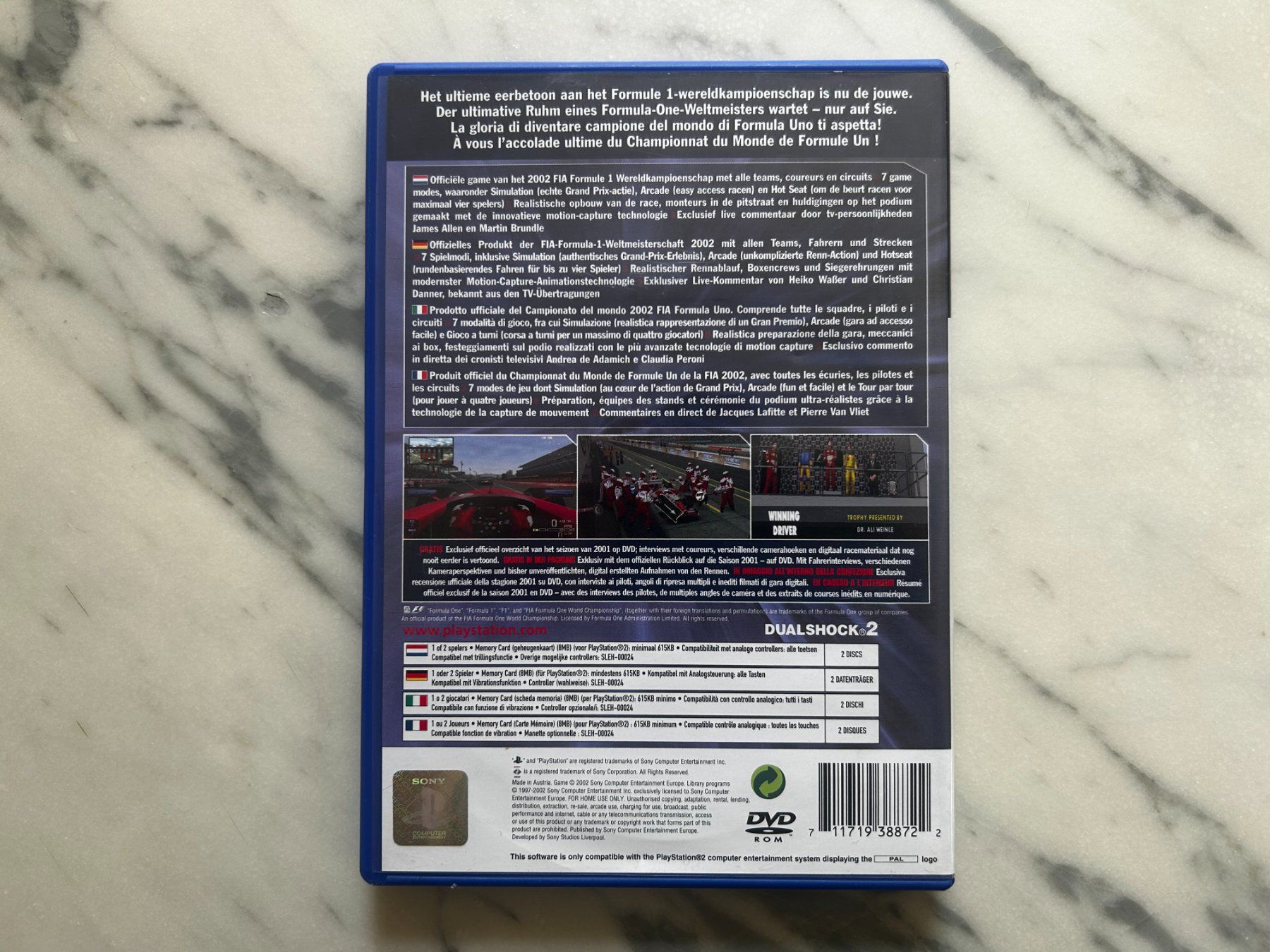 Jeux: Formula One 2002 mit extra DVD - PS2 – D'occasion à St. Gallen par lis_cd6d 1