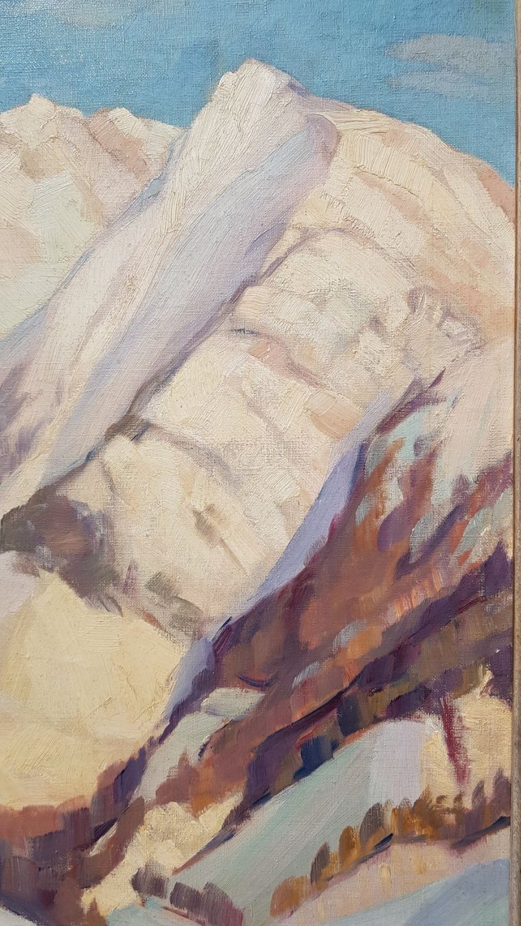Dipinti: Gebirgslandschaft aus Schweizer Sammlung – Usato da Horw venduto da Kunstreich7 3
