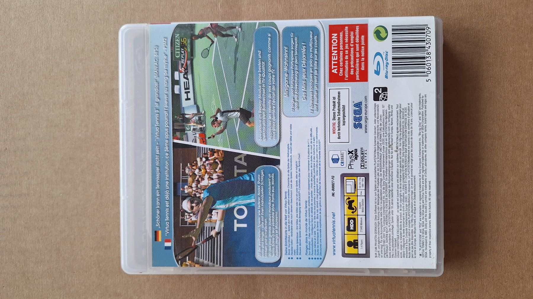 Giochi: Virtua Tennis 3 - PS3 – Usato da Altstätten SG venduto da GGsGameshop 1