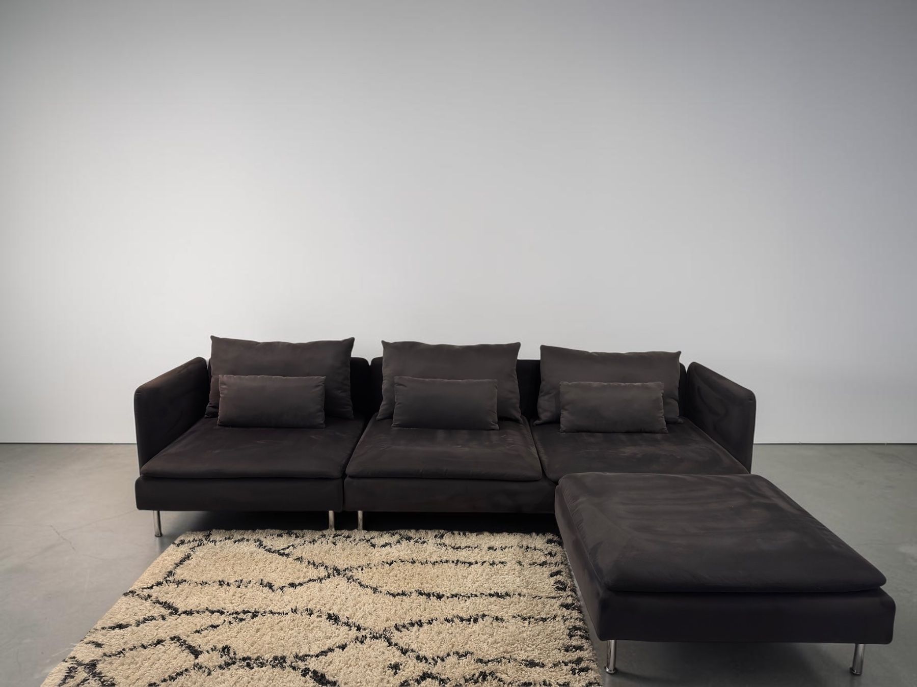 Divani: Modular Ecksofa Gratis Lieferung Schwarz – Nuovo (secondo la descrizione) da Fehraltorf venduto da Sofalab.swiss 3