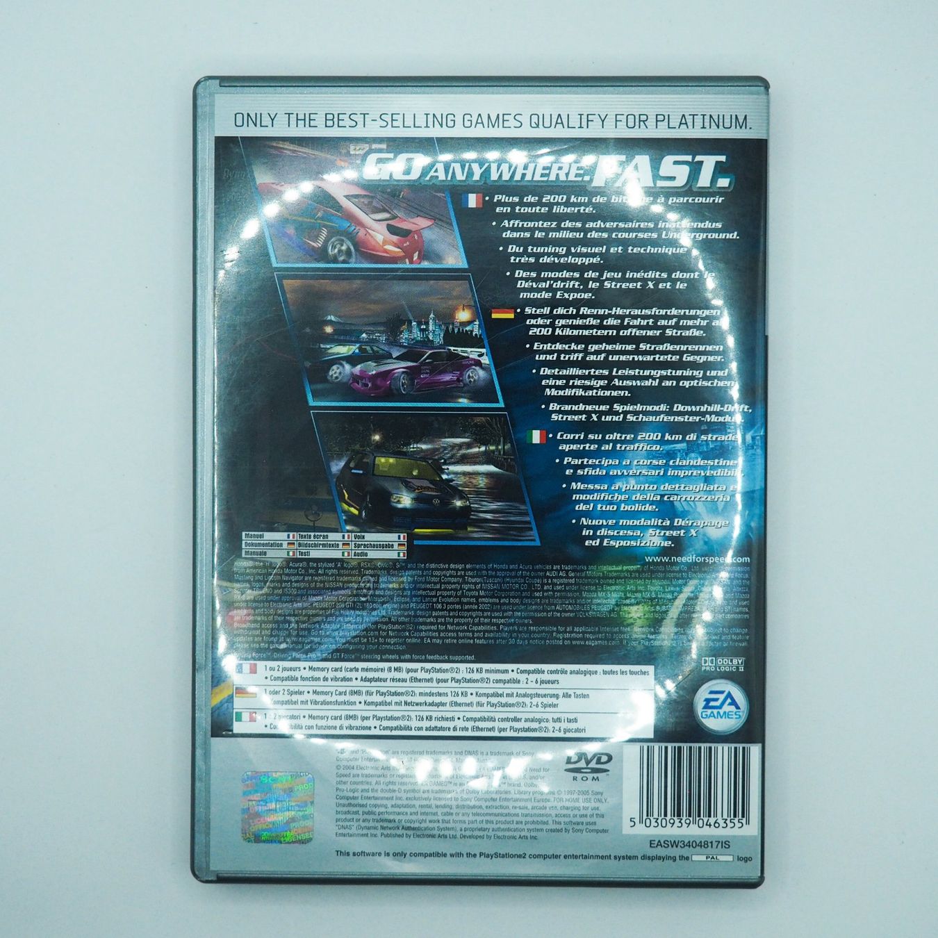 Spiele: Need for Speed Underground 2 PS2 (Platinum Edition) – Gebraucht aus Wädenswil von ballindeals 3