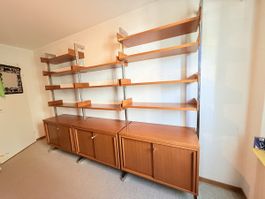 Vintage Regalwand, 60er 70er Jahre, flexibel & stilvoll