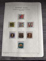 Schweizer Briefmarken Pro Patria, komplett, Jahrgänge 91/92