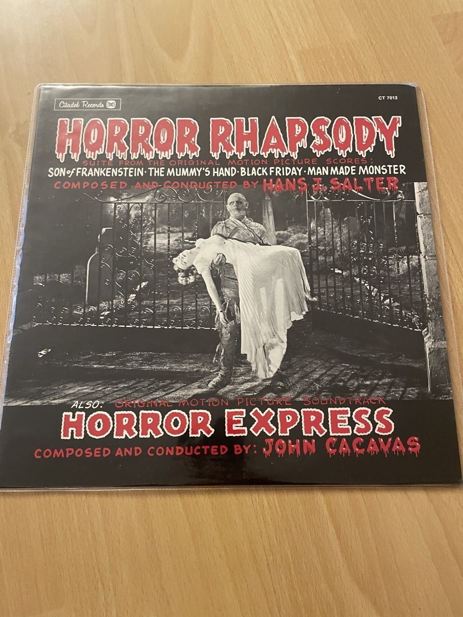 Dischi in vinile: Horror Rhapsody / Horror Express - Salter / Cacavas – Usato da Hombrechtikon venduto da baersandro