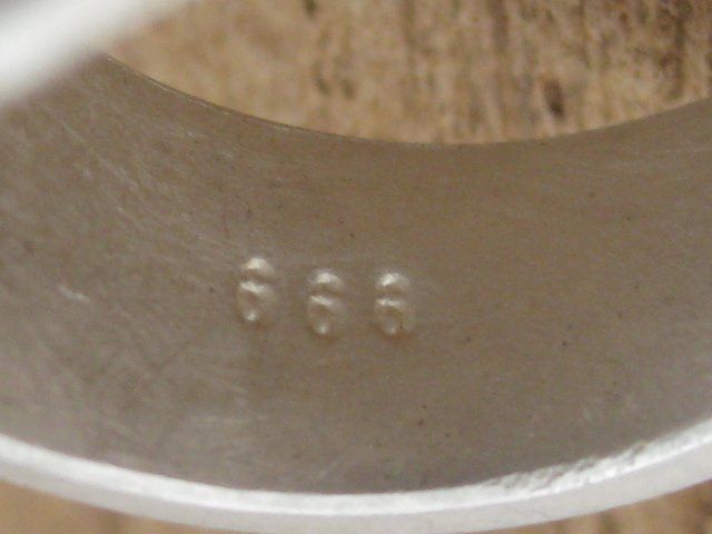 Anelli: spezieller Saphir Ring Silber 999 + MP Einzelstück Gr. 54 – Nuovo (secondo la descrizione) da Ermatingen venduto da Decovin 7