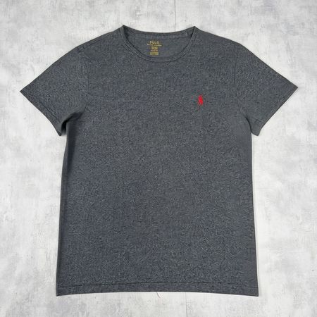 T-shirt Polo Ralph Lauren Gris Anthracite Pony Rouge - M