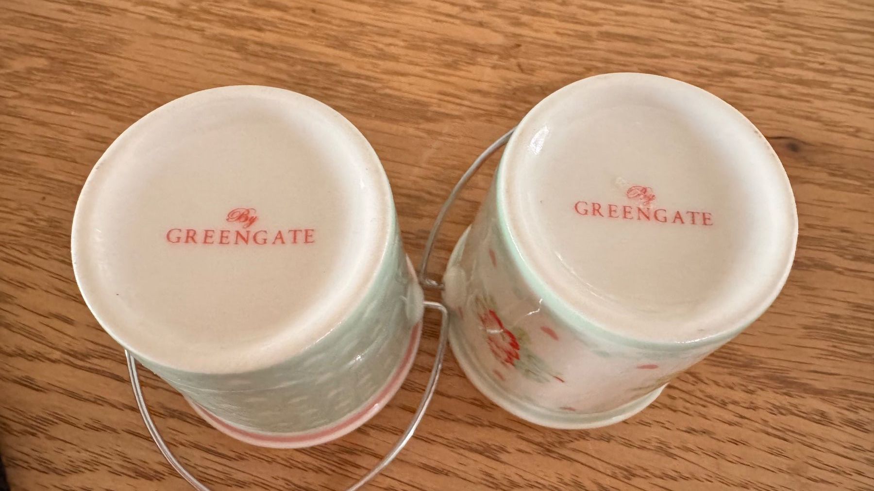 Greengate Altre Stoviglie: Mini Eimerchen GREENGATE mit Henkel (2-er Set) – Nuovo (secondo la descrizione) da Baar venduto da 001loulou 1