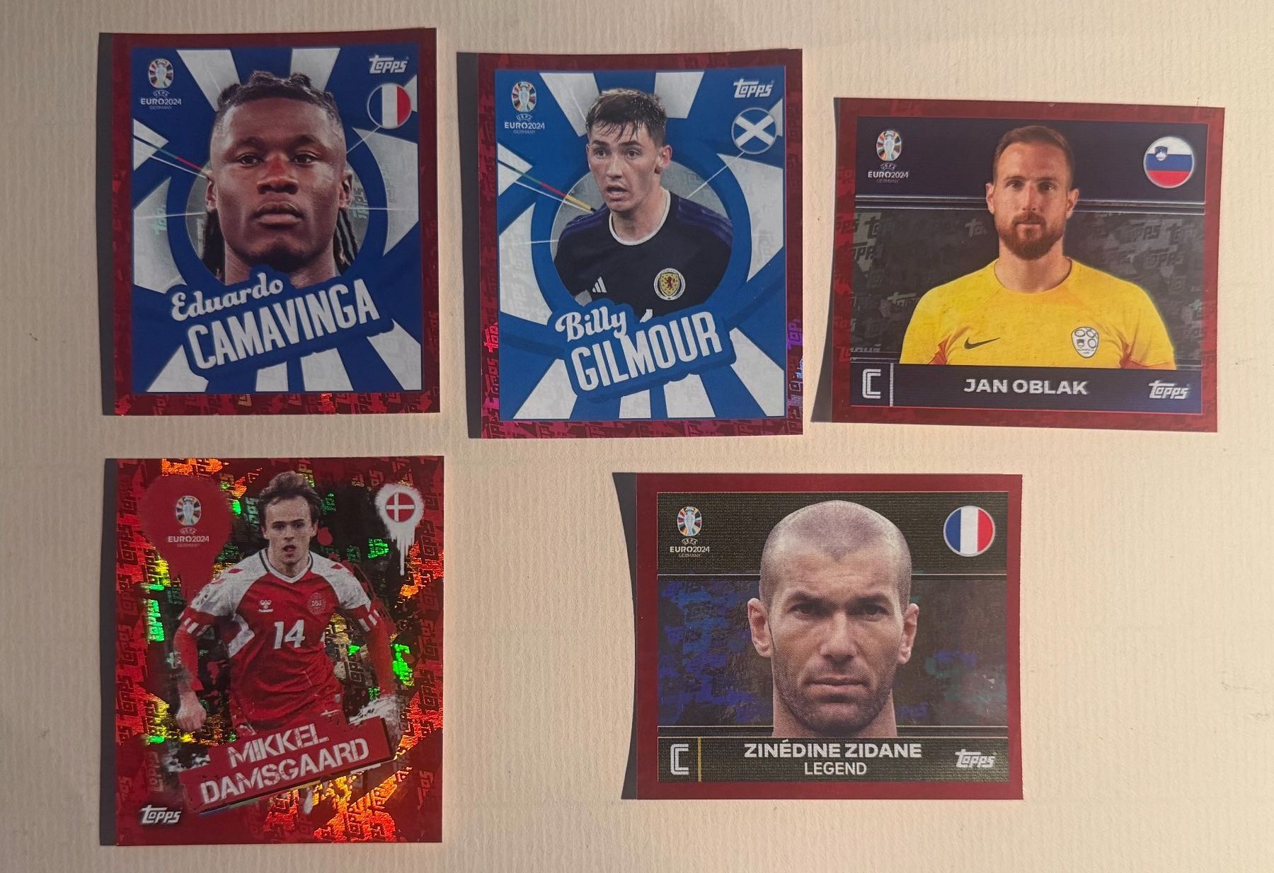 Topps Carte collezionabili: TOPPS EM 2024 / 5 x FOIL topps – Usato da Tegerfelden venduto da siebenmacky