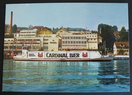CARDINAL BIER Brauerei WÄDENSWIL Bierschiff WADIN 1 AK